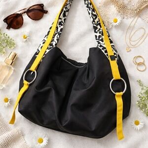 Hobo 1154 Lill Studio Designed Yellow and Black Women's Bag